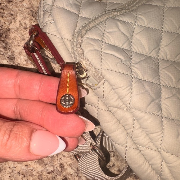 MZ Wallace Beige Quilted Crossbody Bag - Picture 6 of 8